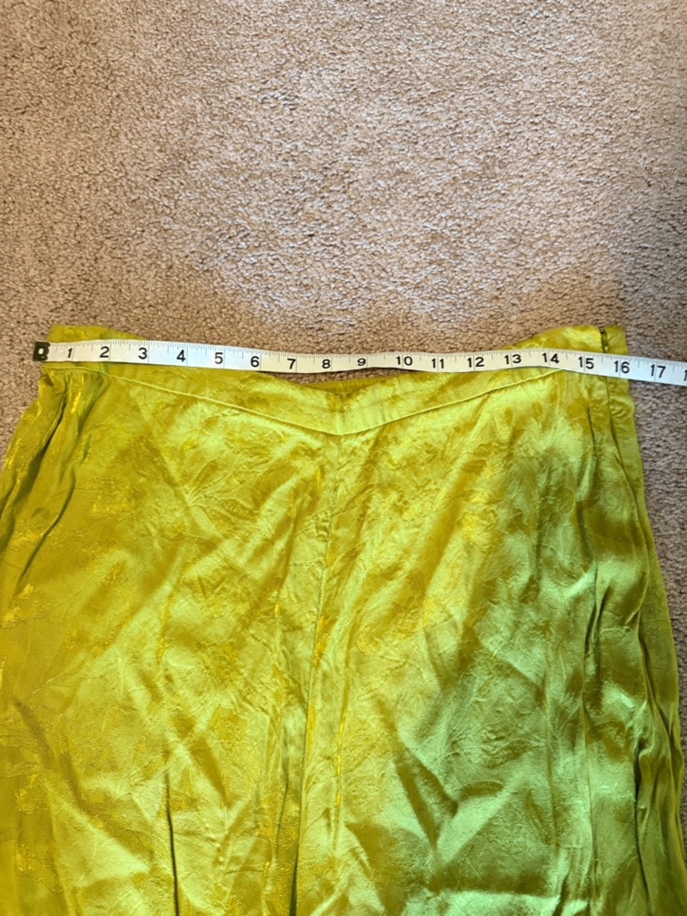 Favorite Daughter Persephone Green The Friday Floral Jacquard Wide Leg Pants 16 - Picture 6 of 8